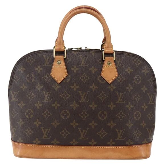 Louis Vuitton Alma Handbag Monogram Canvas Brown Canvas Handbag (Pre-Owned) - Picture 2 of 16